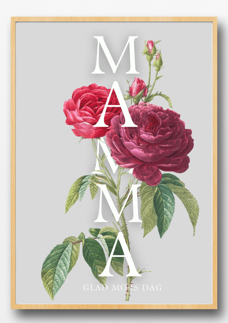 Muttertagsposter – Rosen