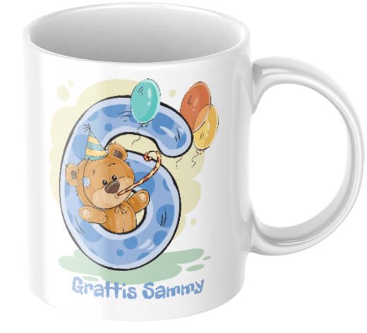 Personalisierte Kindertasse – Geburtstag – Tasse mit Namen für Kinder