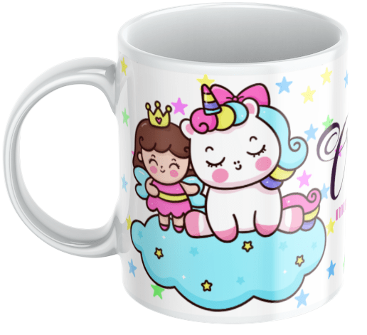 Personalisierte Kindertasse – Einhorn – Kindertasse mit Namen