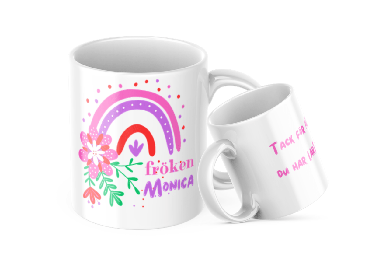 Personalisierte Lehrerinnentasse – Geschenk für die Lehrerin – Tasse mit Namen