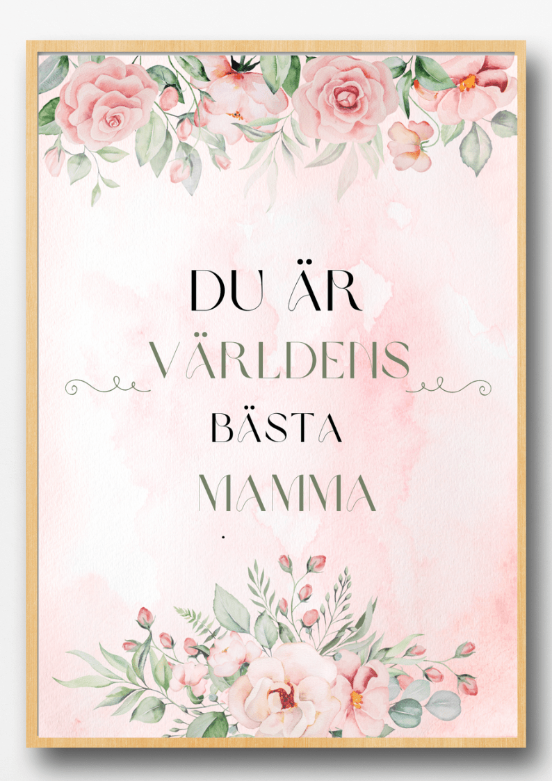 Muttertagsposter – Beste Mama der Welt
