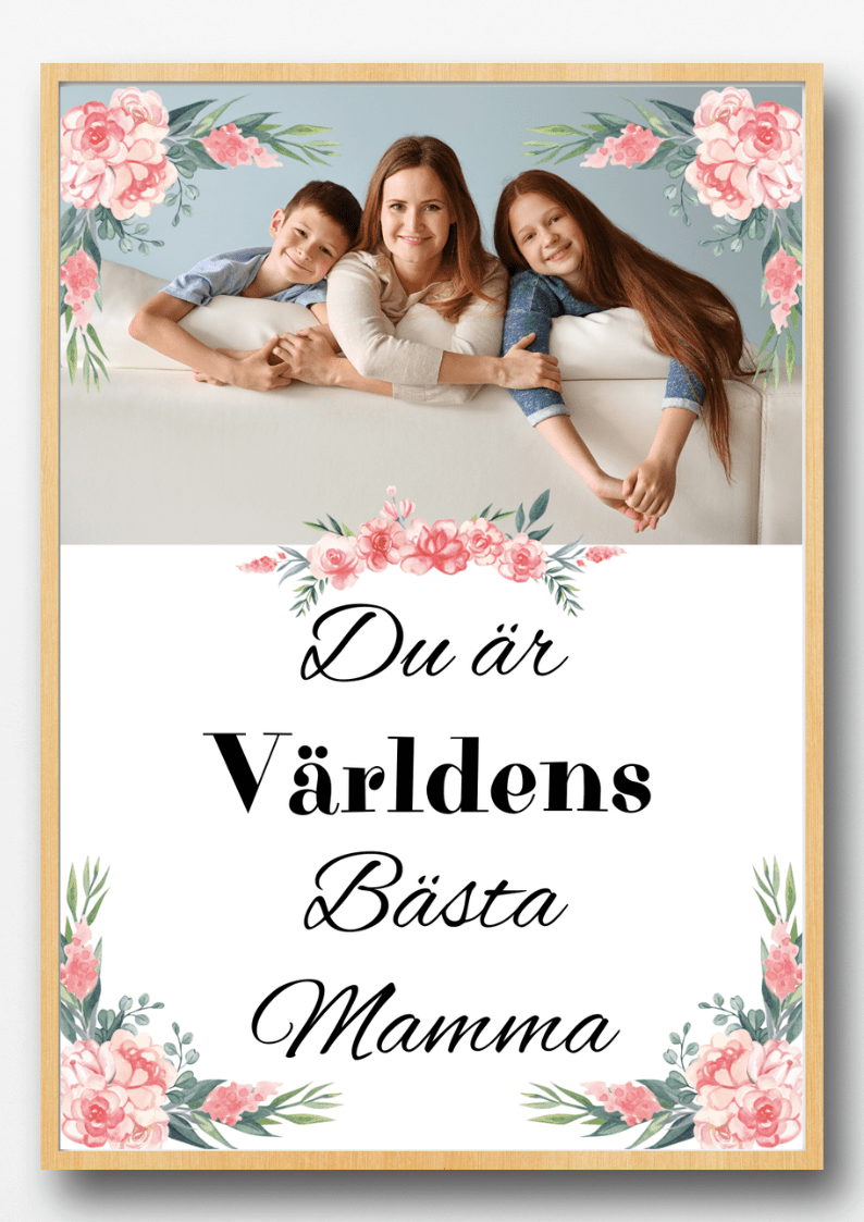 Muttertagsposter – eigenes Foto