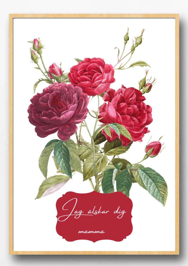 Muttertagsposter – Rosen
