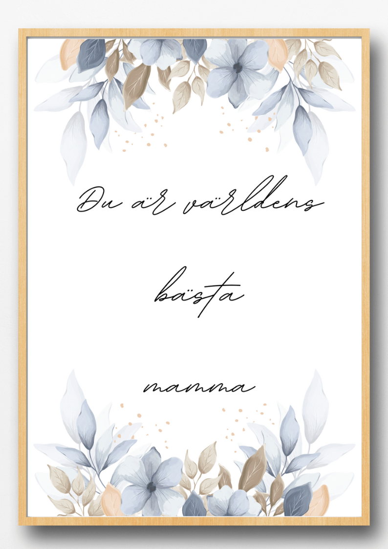 Muttertagsposter – Schöne Blumen
