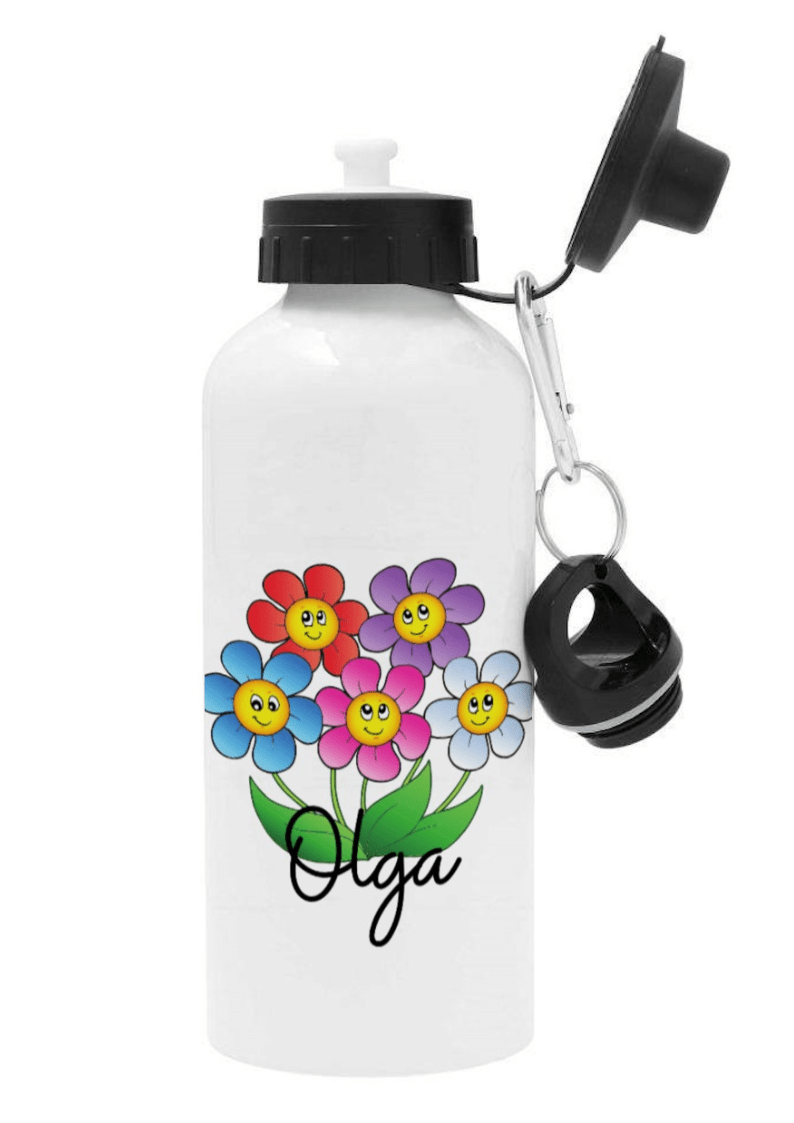 Personalisierte Trinkflasche mit Namen – Geschenk für die Lehrerin