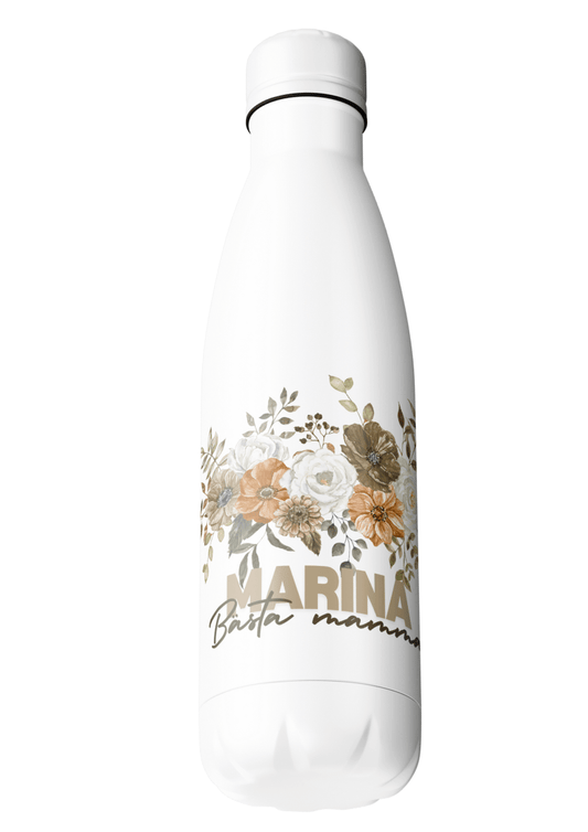 Herbstblumen – Reisebecher mit Namen – Thermobecher mit Namen