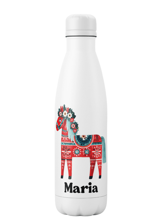 Personalisierte Dalapferd-Thermosflasche