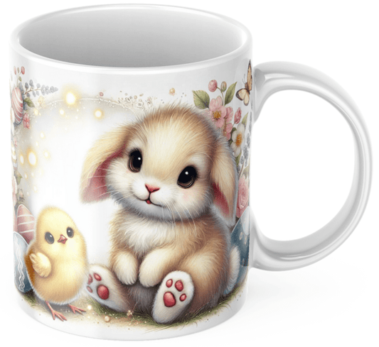 Personlig påskmugg – Glad påsk kaffekopp – mugg med namn