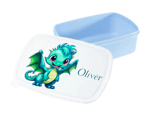 Personalisierte Brotdose für Kinder – Lunchbox – Drache