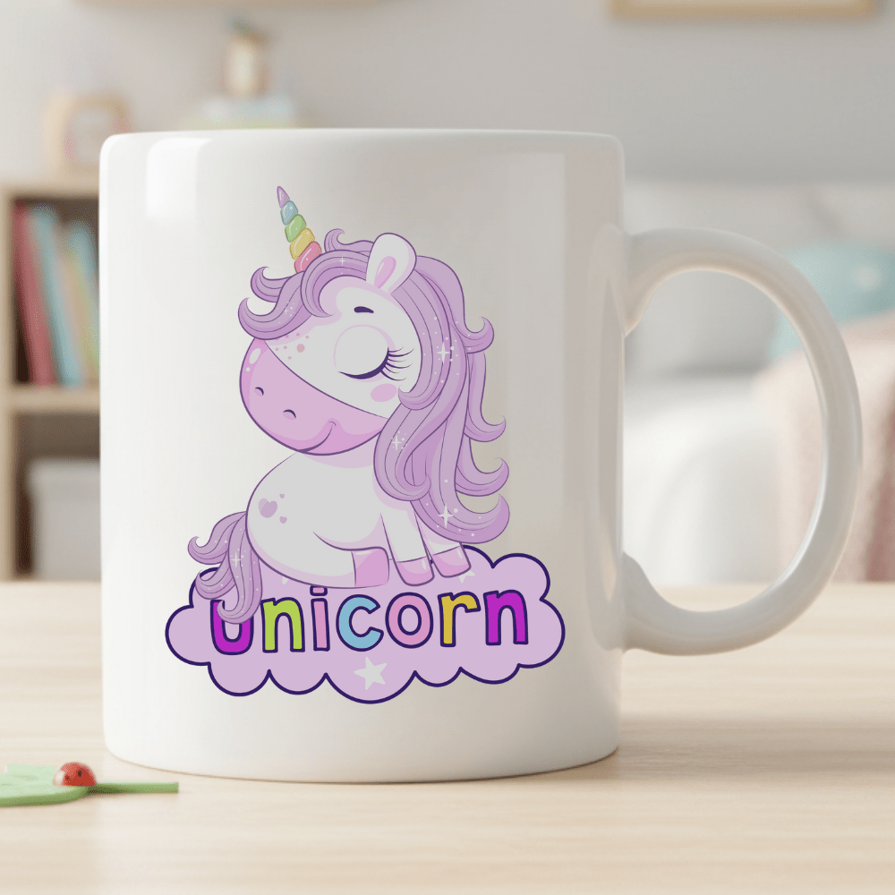 Personalisierte Kindertasse – Einhorn – Kindertasse mit Namen