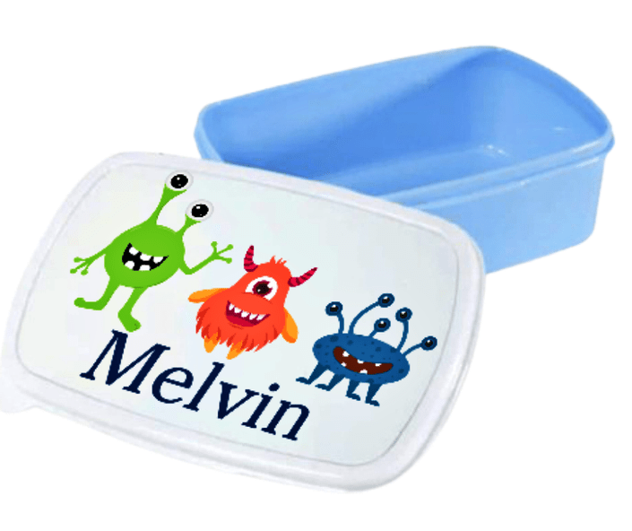 Personalisierte Brotdose für Kinder – Lunchbox – Süße Monster