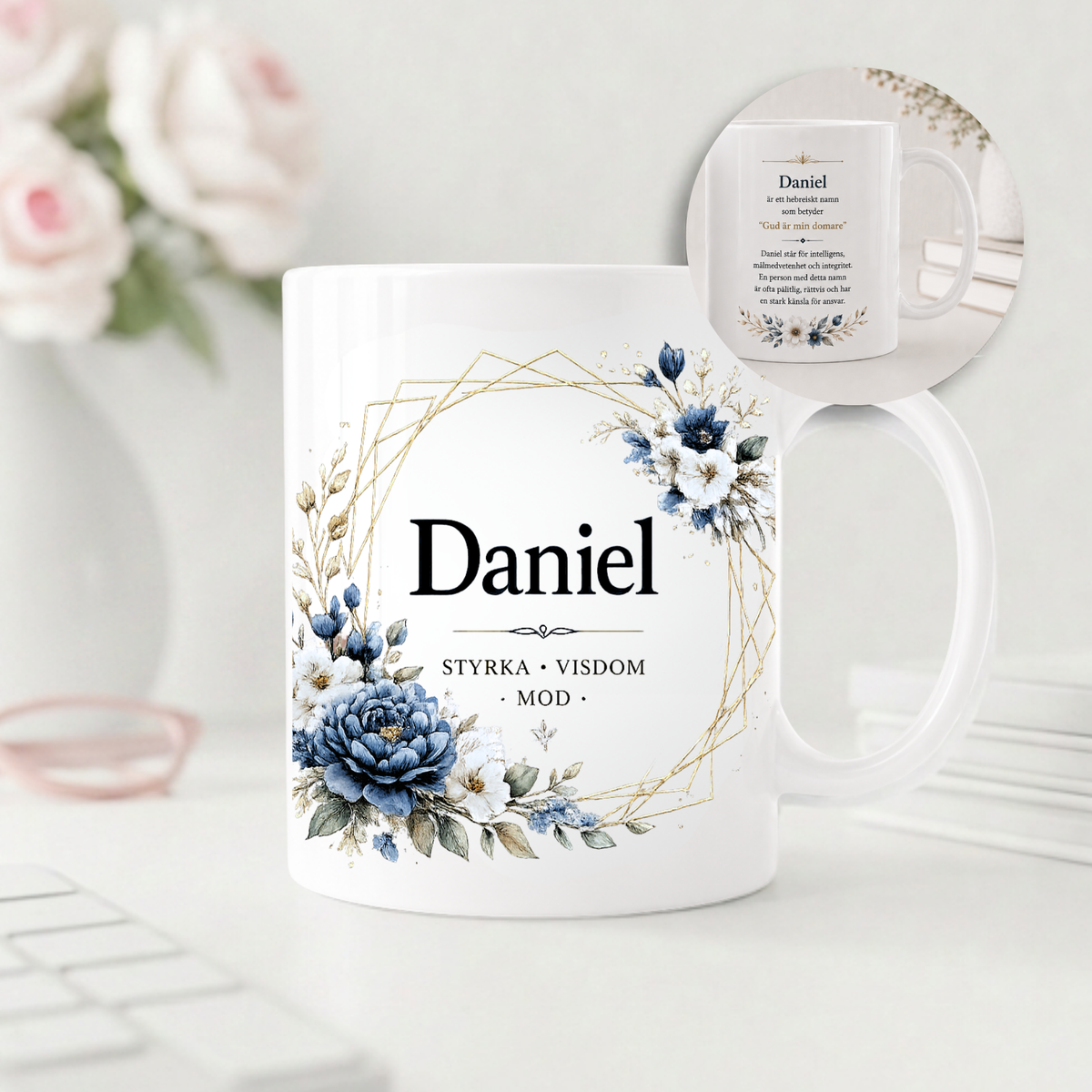 Personalisierte Namenstasse – Was bedeutet der Name – Tasse mit Namensbedeutung