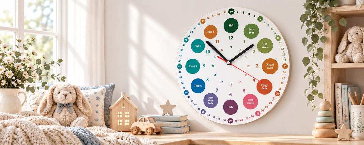 Die Uhr lernen – Lernuhr für Kinder