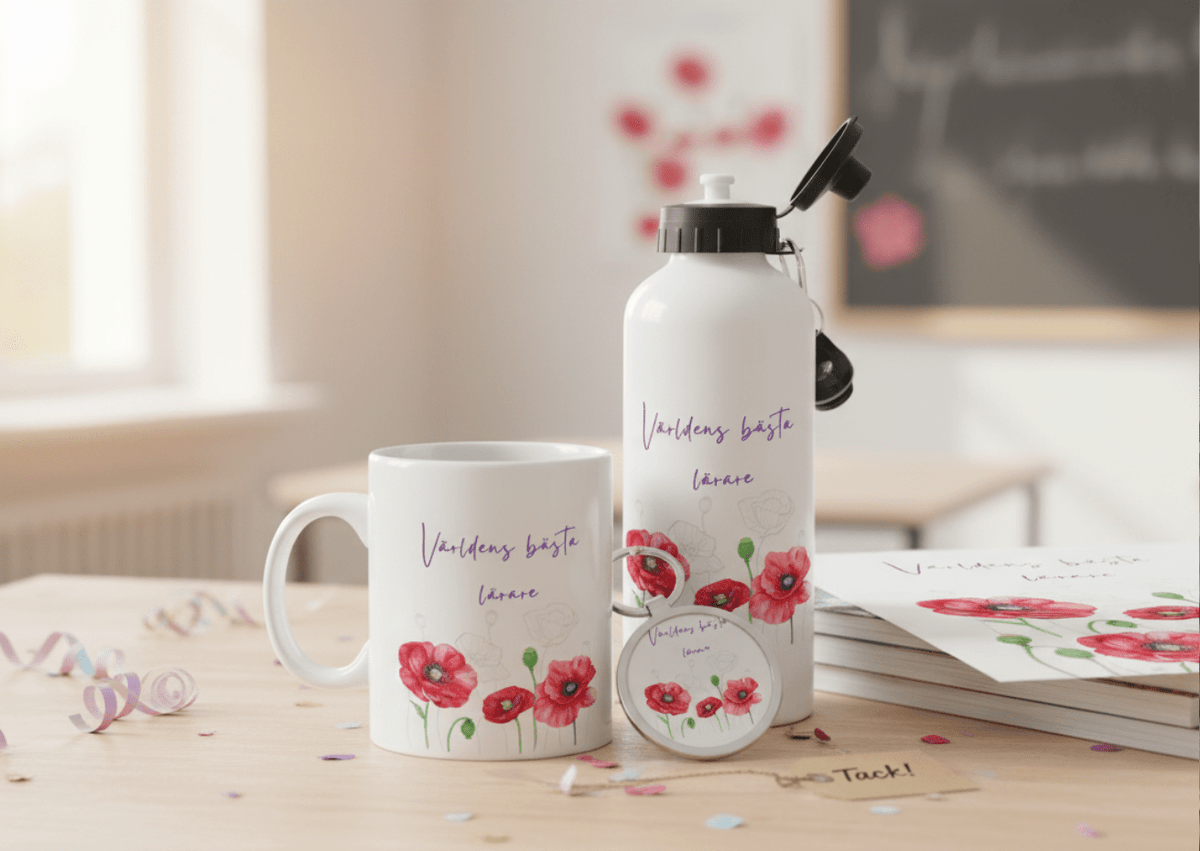 Danke für alles – personalisiertes Geschenk für Lehrer zum Schuljahresende