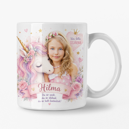 Personalisiertes Fotoprodukt – Einhorn